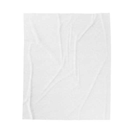 Fleece Blanket with Flylikeus Retro Logo Design