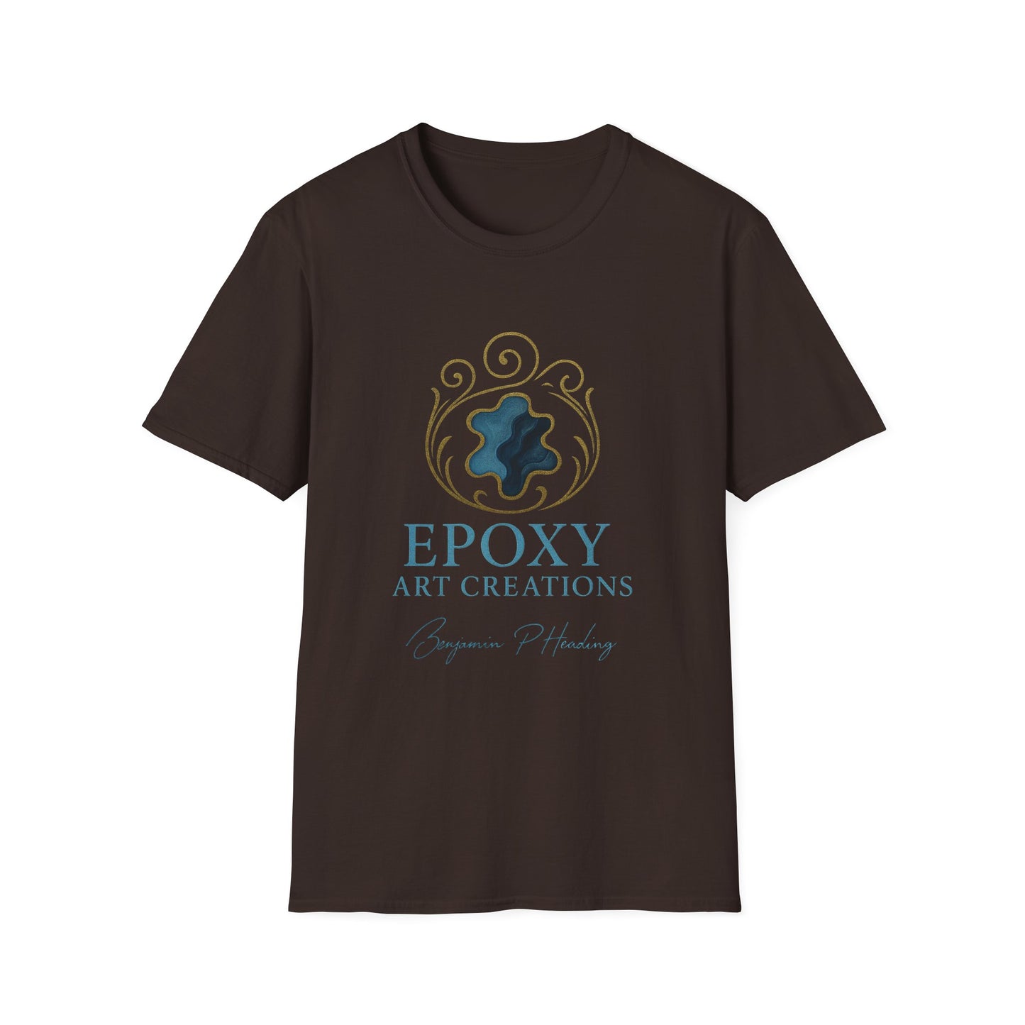 Artisan Epoxy Creations T-Shirt, Unique Gift, Craft Lover Tee, Casual Wear, Art Enthusiast Shirt