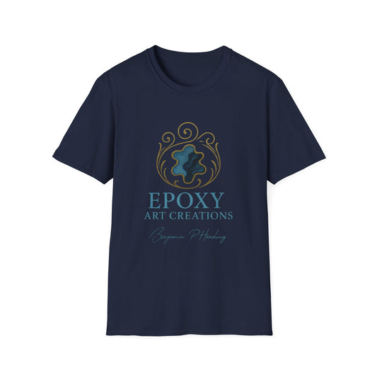 Artisan Epoxy Creations T-Shirt, Unique Gift, Craft Lover Tee, Casual Wear, Art Enthusiast Shirt