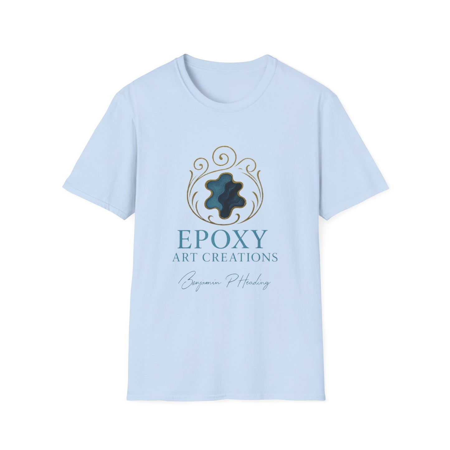 Artisan Epoxy Creations T-Shirt, Unique Gift, Craft Lover Tee, Casual Wear, Art Enthusiast Shirt
