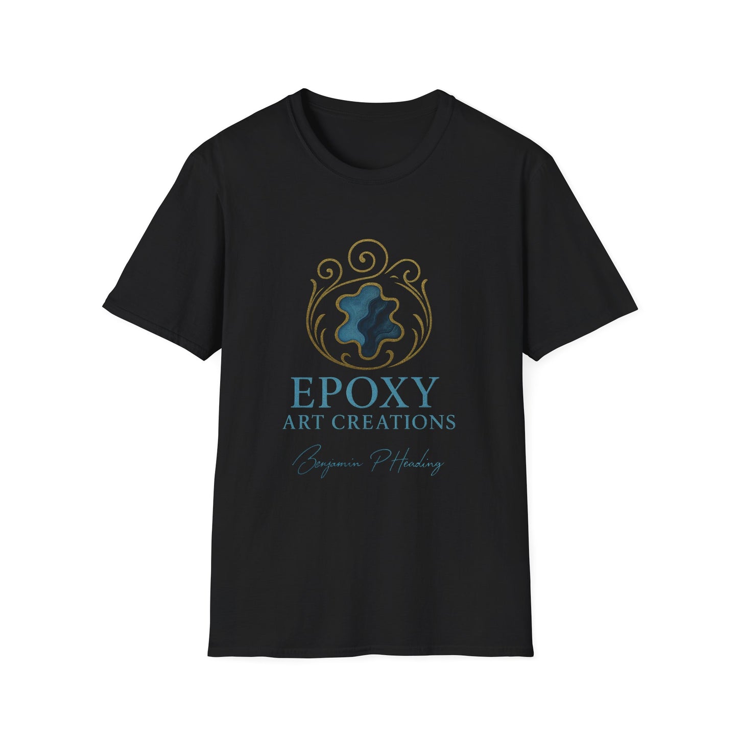 Artisan Epoxy Creations T-Shirt, Unique Gift, Craft Lover Tee, Casual Wear, Art Enthusiast Shirt