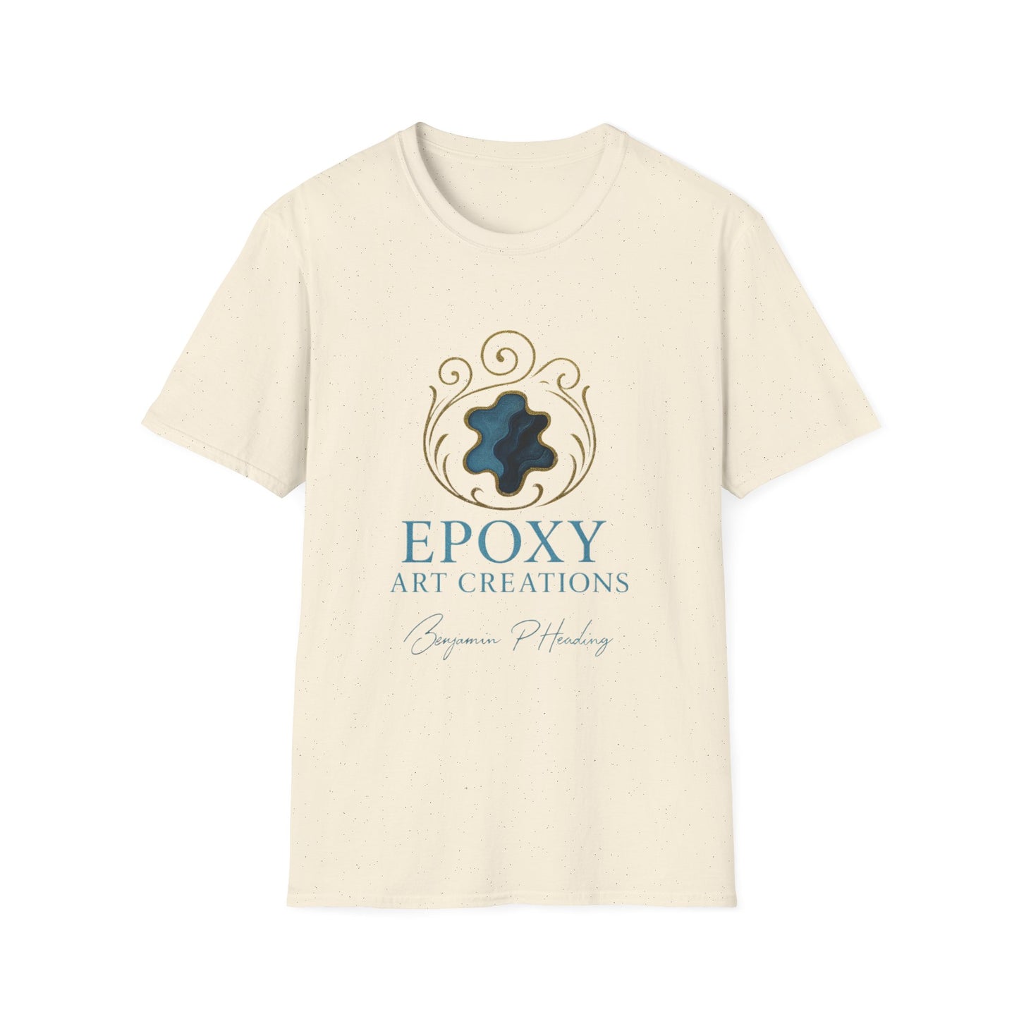 Artisan Epoxy Creations T-Shirt, Unique Gift, Craft Lover Tee, Casual Wear, Art Enthusiast Shirt