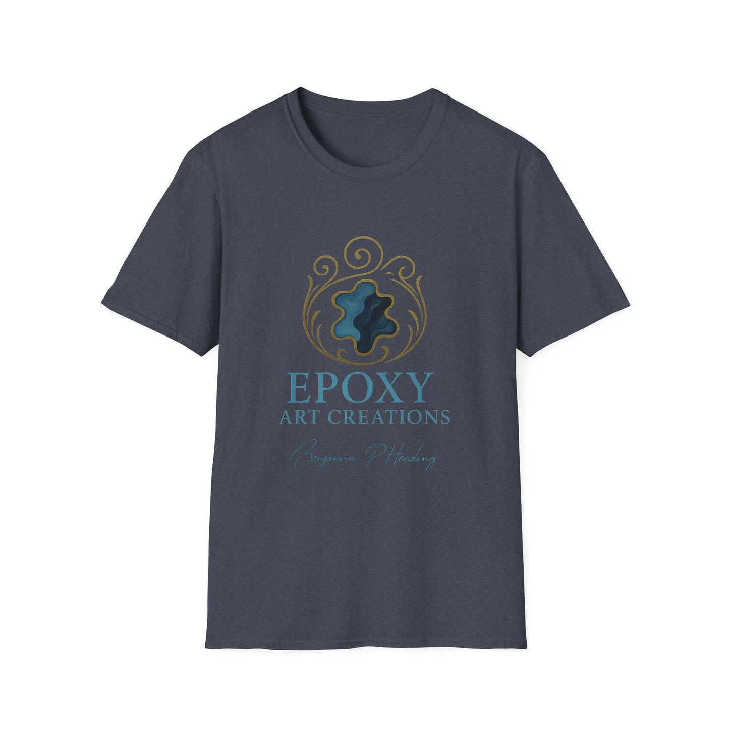 Artisan Epoxy Creations T-Shirt, Unique Gift, Craft Lover Tee, Casual Wear, Art Enthusiast Shirt