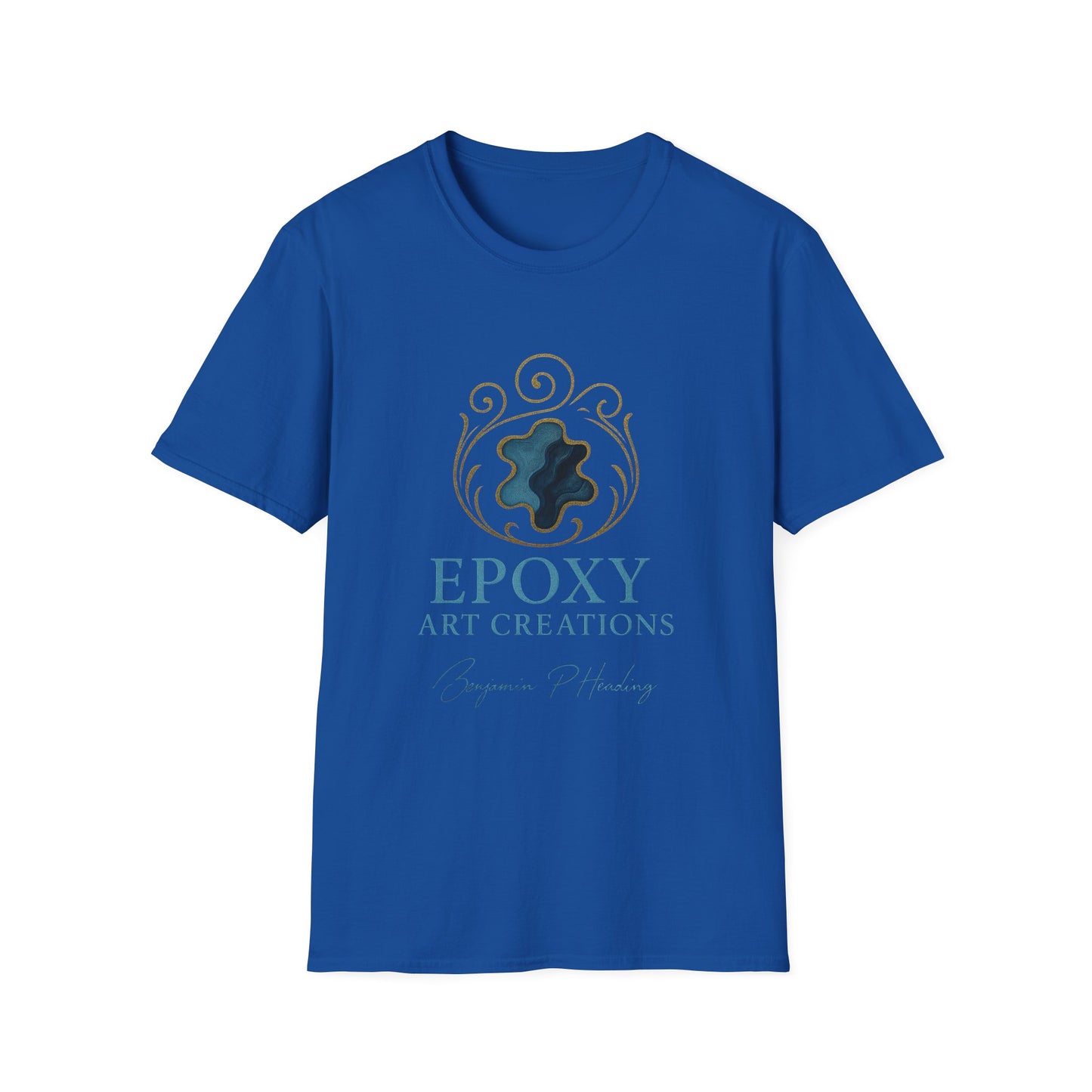 Artisan Epoxy Creations T-Shirt, Unique Gift, Craft Lover Tee, Casual Wear, Art Enthusiast Shirt