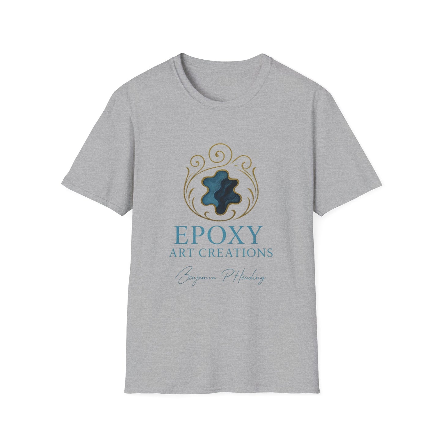 Artisan Epoxy Creations T-Shirt, Unique Gift, Craft Lover Tee, Casual Wear, Art Enthusiast Shirt