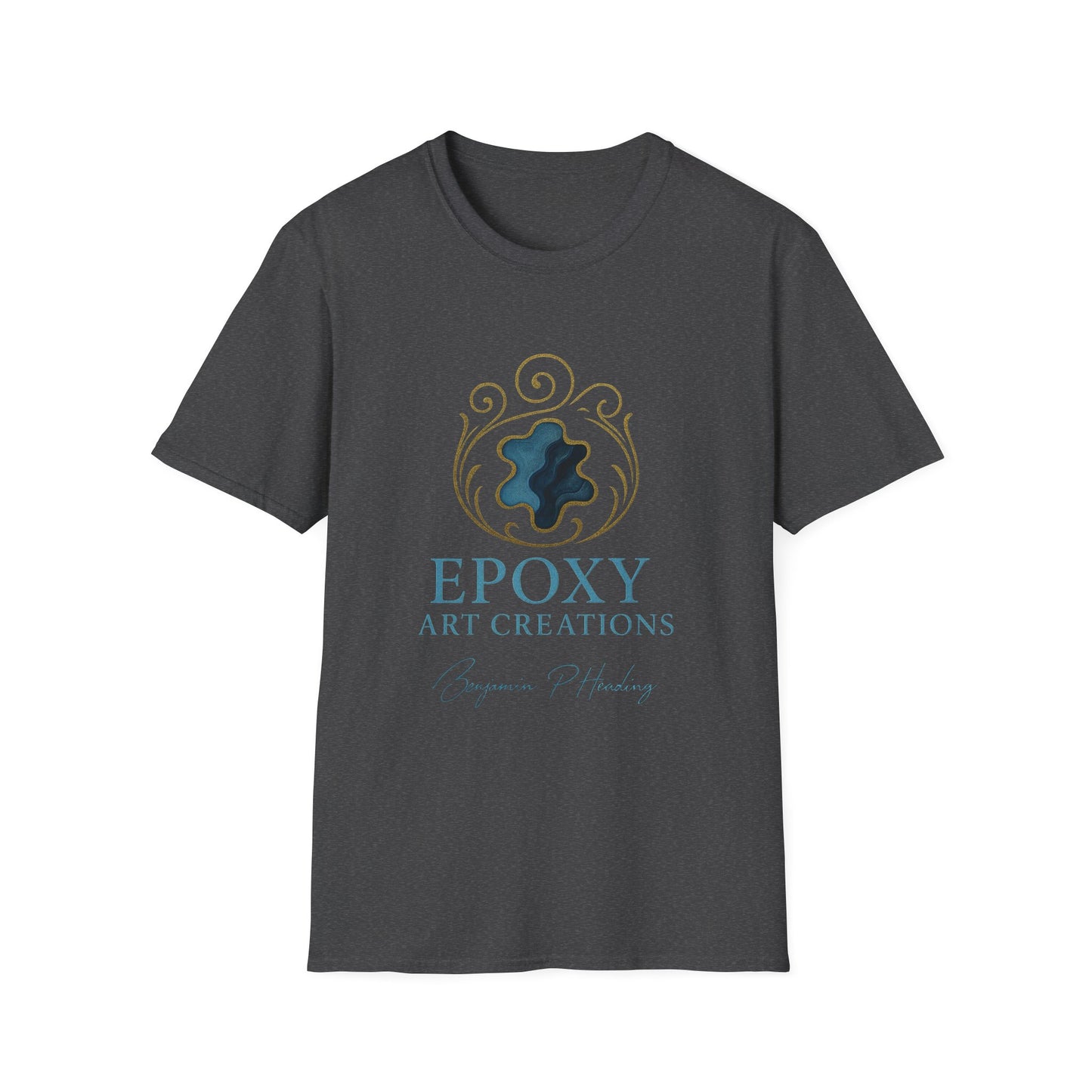 Artisan Epoxy Creations T-Shirt, Unique Gift, Craft Lover Tee, Casual Wear, Art Enthusiast Shirt